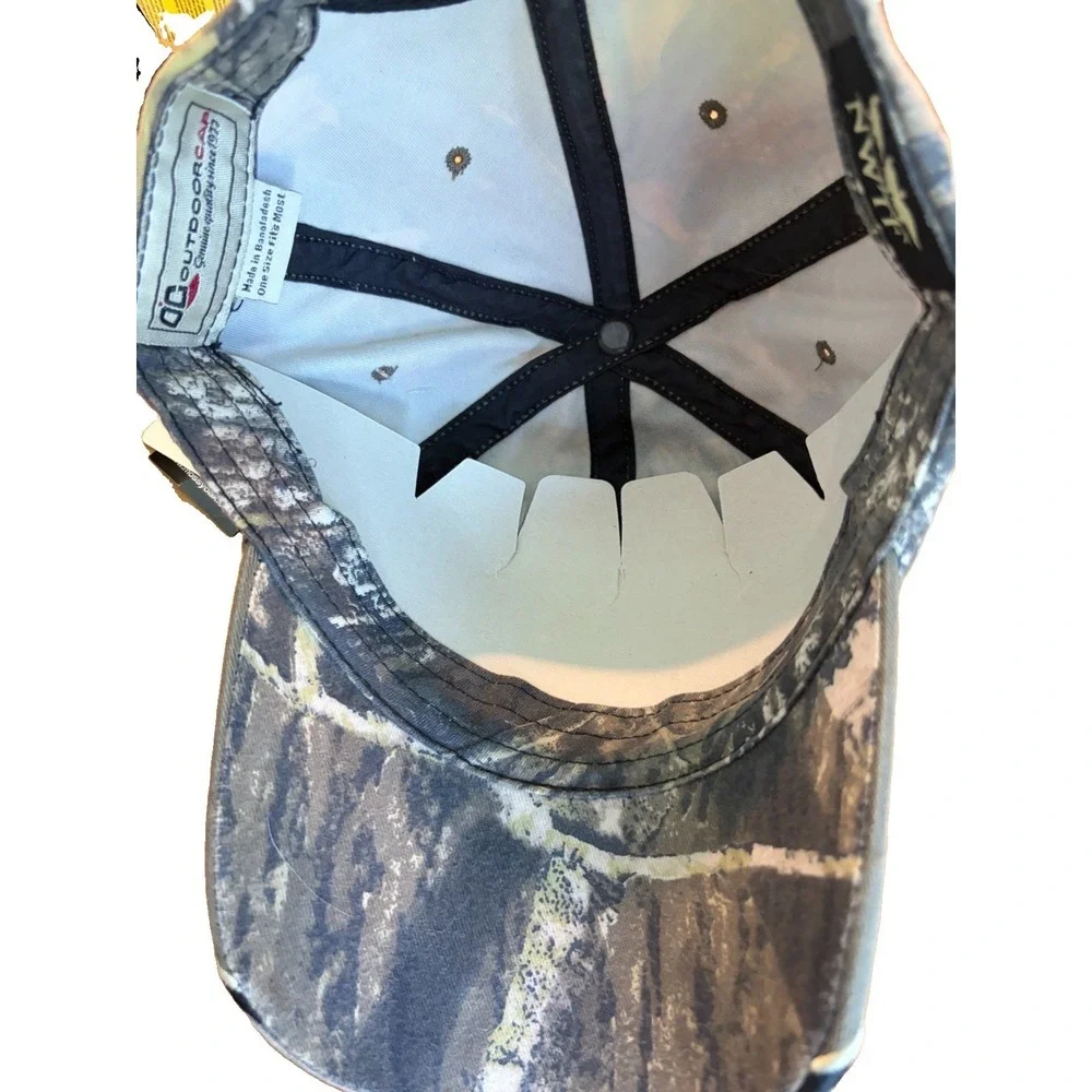 VTG 00s NWTF Camo Snapback Hat Mossy Oak Camo Wild Turkey Federation New W/ Tags